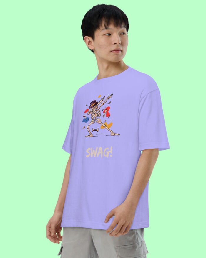 Swag Oversized T shirt Lavender2