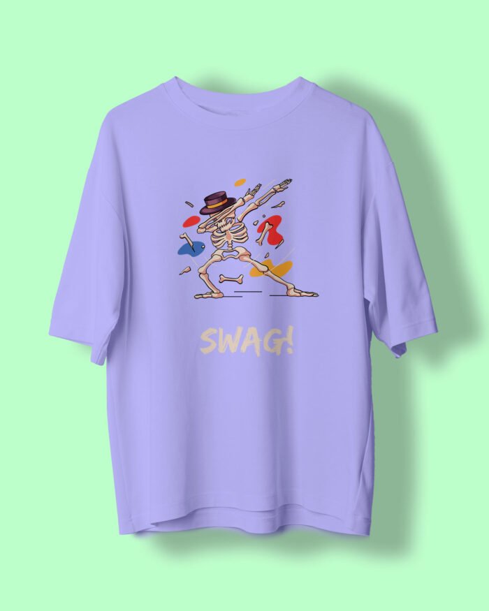 Swag Oversized T shirt Lavender3