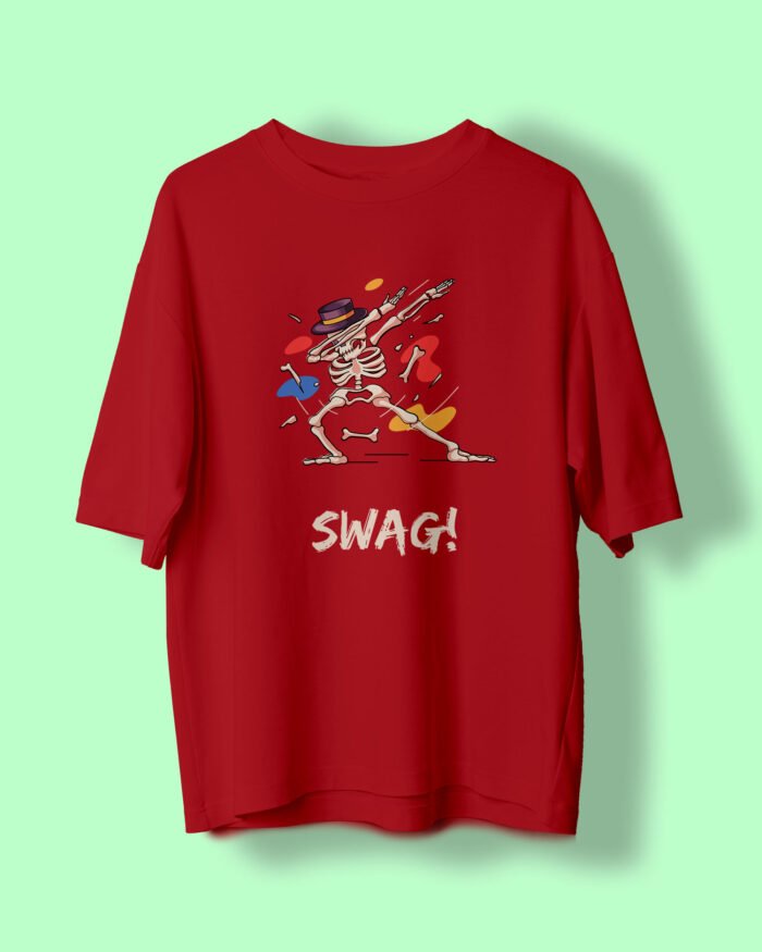 Swag Oversized T shirt Red
