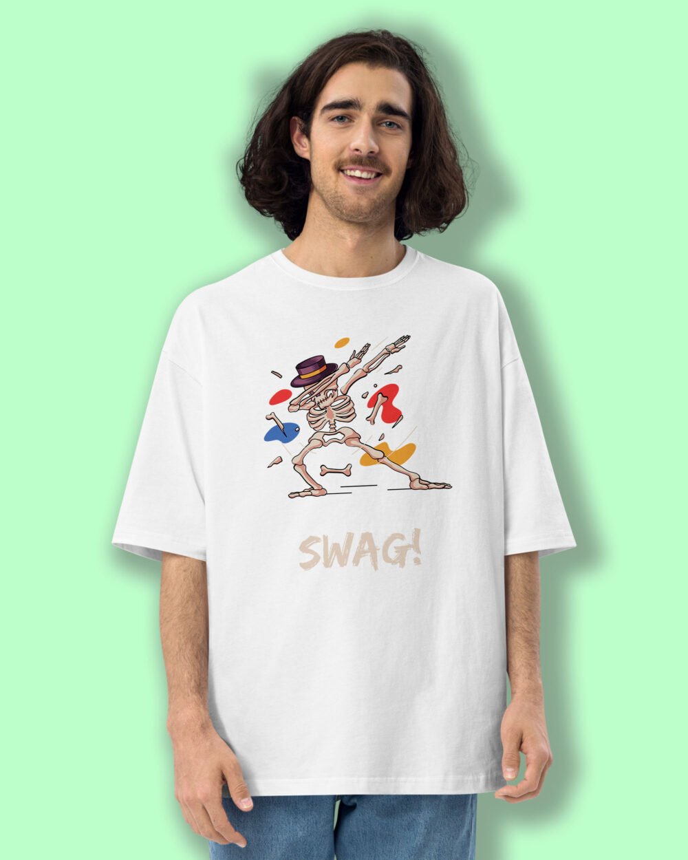 Swag Oversized T-shirt White