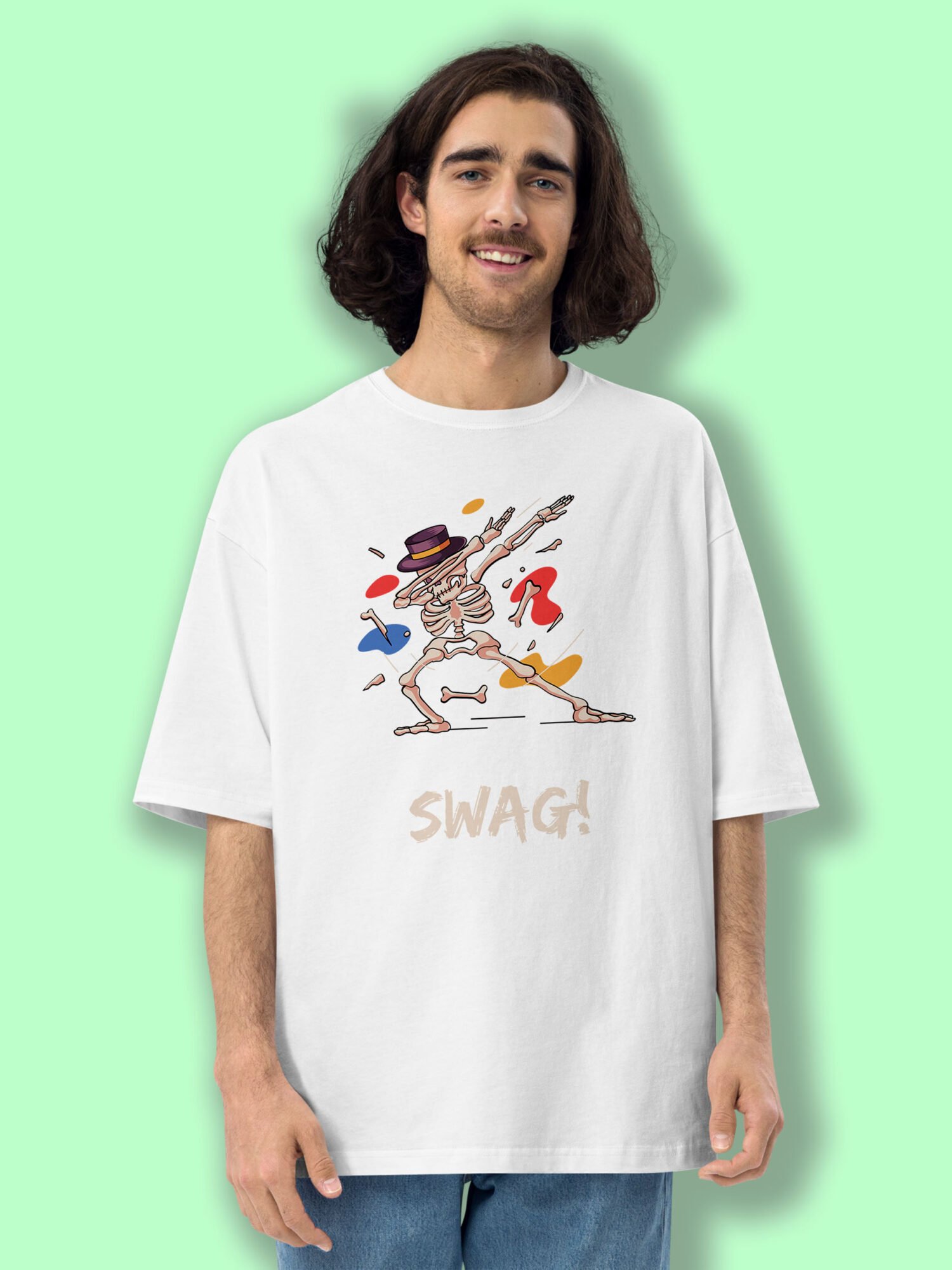 Swag Oversized T-shirt White