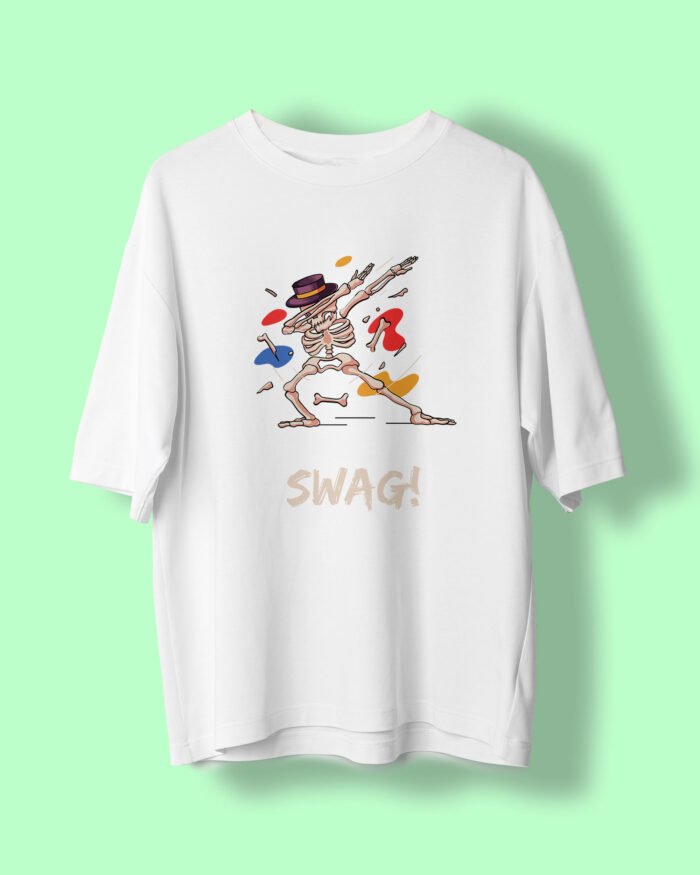 Swag Oversized T shirt White3