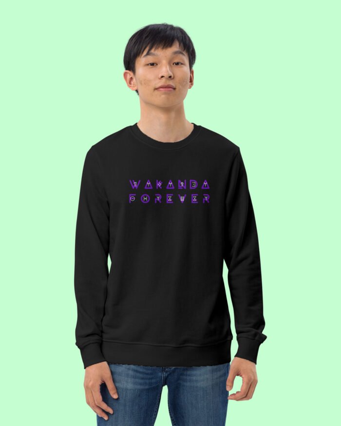 Wakanda Forever Unisex Sweatshirt Black