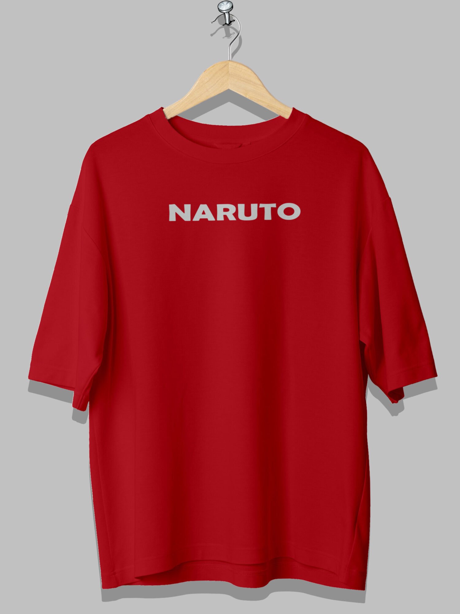 Naruto Both Side Printed Anime Oversized Tshirt
