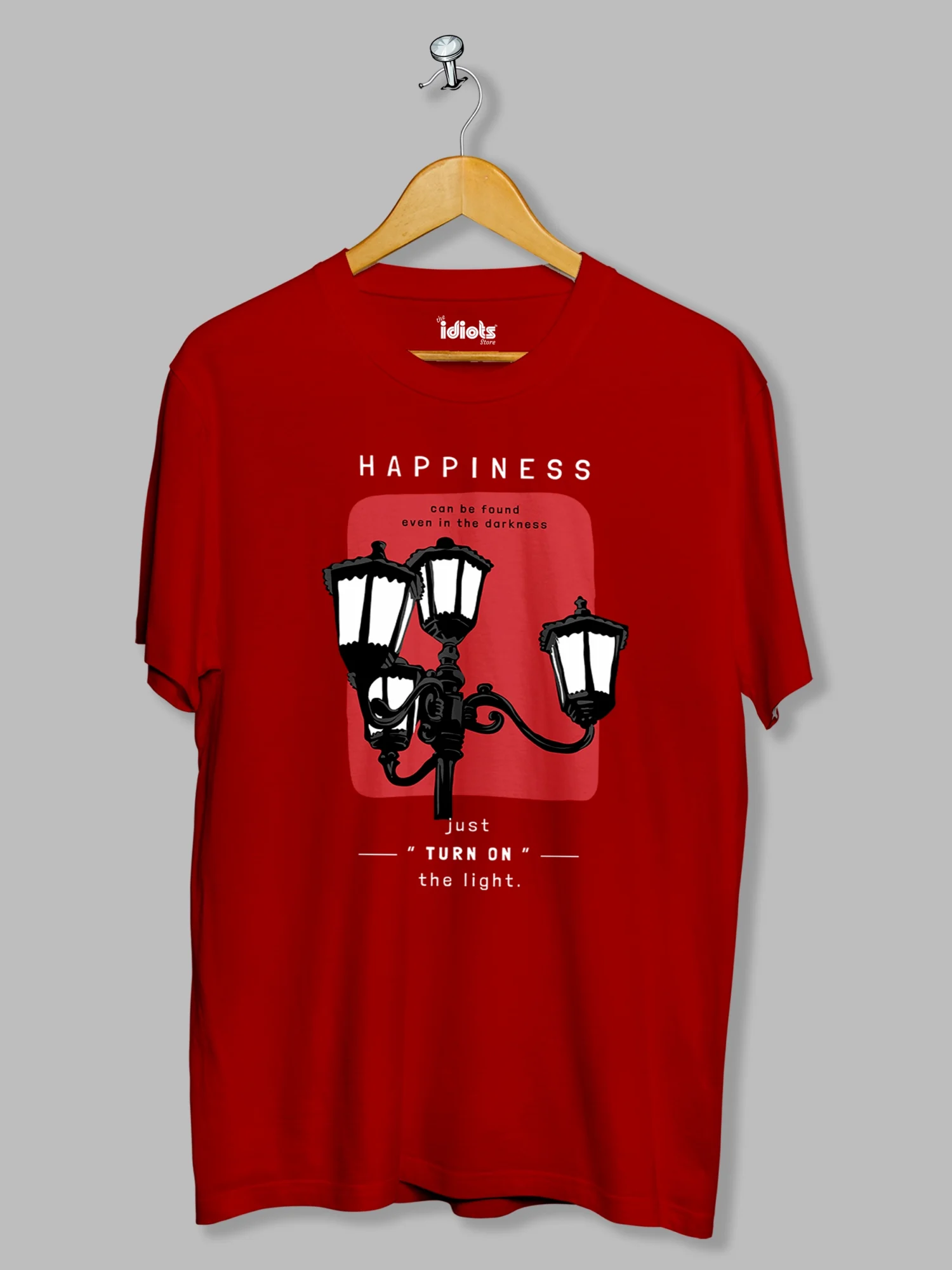 Happiness Quote Printed T-shirt