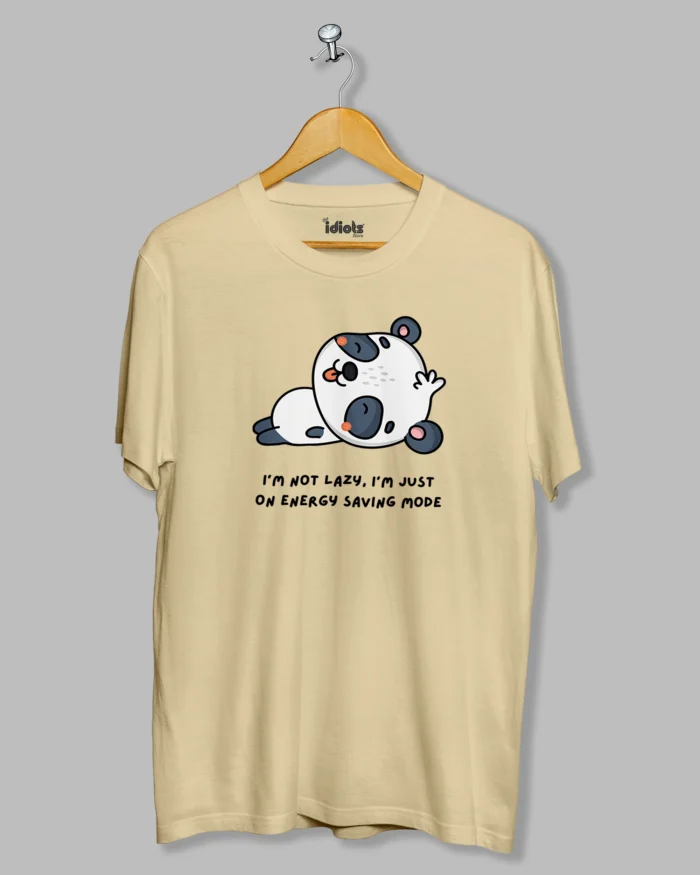 I’m Not Lazy Panda T-shirt