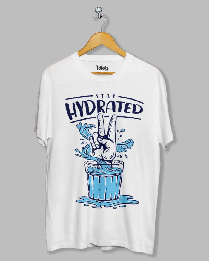 Stay Hydrated Graphic Printed T-shirt