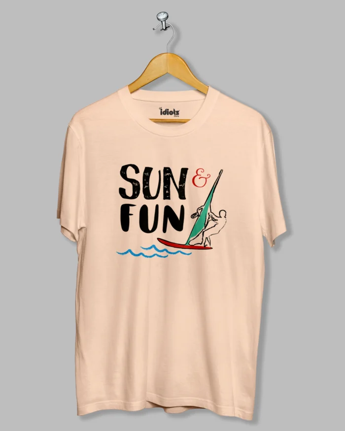 Sun Fun Printed T-shirt