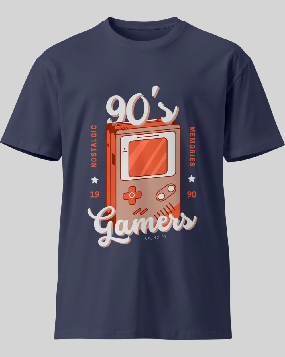 90 s Gamers New T Shirt Navy