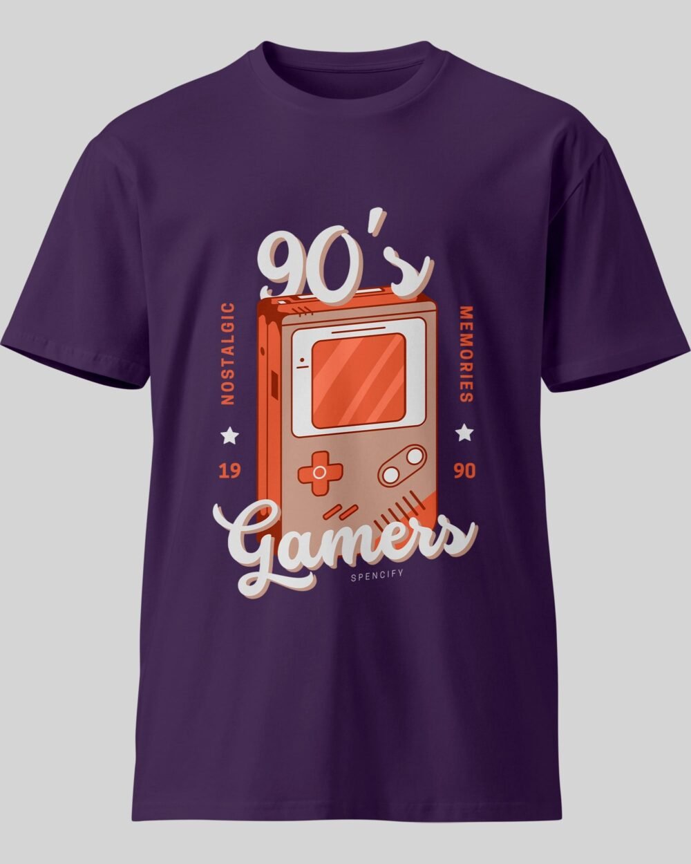 90 s Gamers New T Shirt Purple