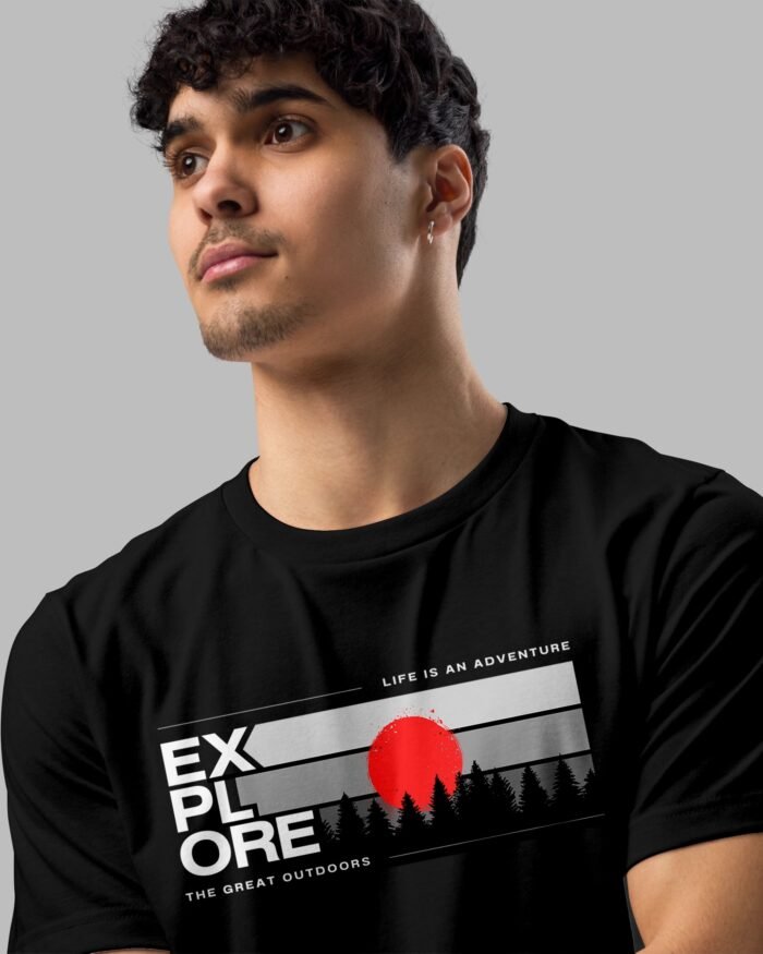 ExploreNewT ShirtBlack