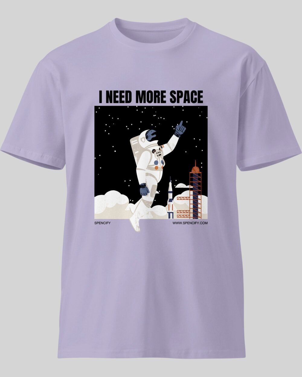 I need More Space New T Shirt Lavender