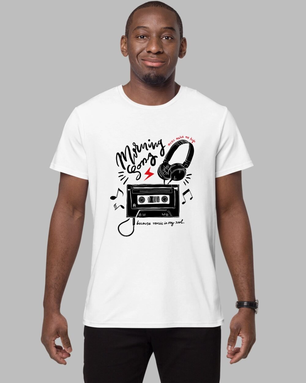 MusicQuoteNewT ShirtWhite