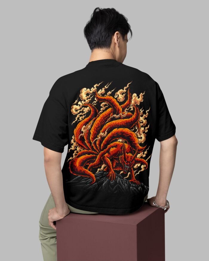 NarutoDargonOversizedTshirtBlackBlack