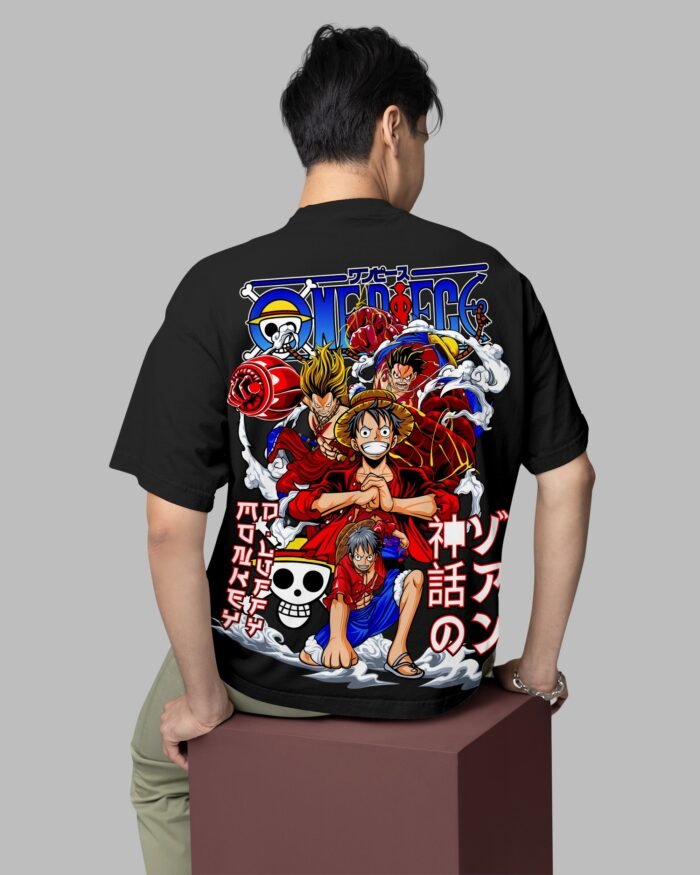 OnePieceOversizedTshirtBlackBack