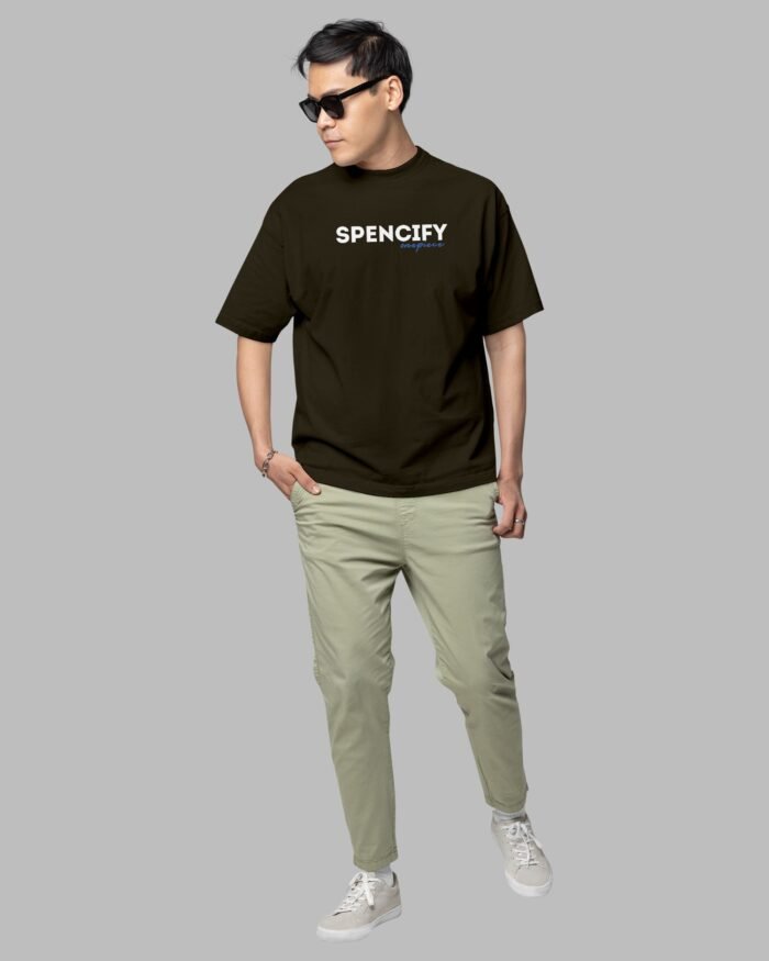 OnepiceKaidouOversizedTshirtOliveGreenFront