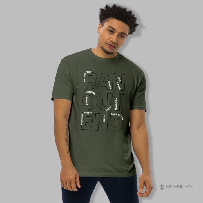 Ran Out Regular Tshirt Olive