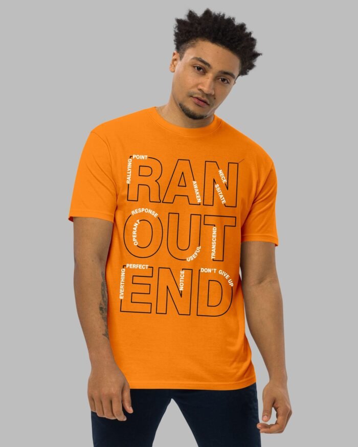 Ran Out Regular Tshirt orange