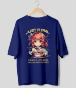 Just A Girl Who Loves Anime Oversized T-Shirt