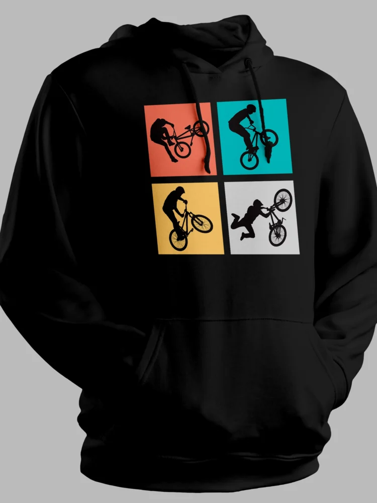 Cycling Hoodie – 100% Cotton, 300 GSM Unisex Hoodie for Cyclists