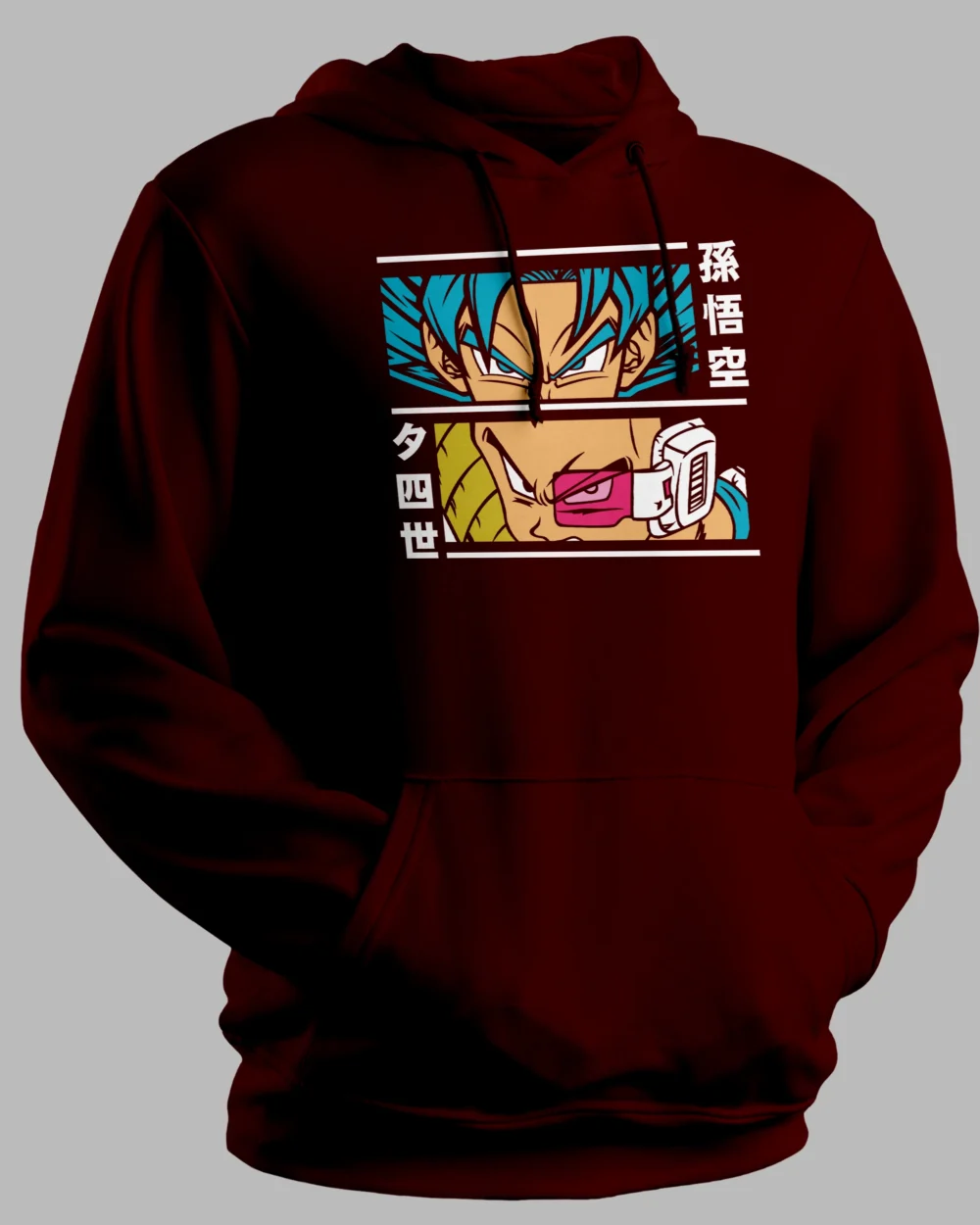 Dragon Ball Anime Hoodie – 100% Cotton, 300 GSM Unisex Hoodie Inspired by Dragon Ball Z