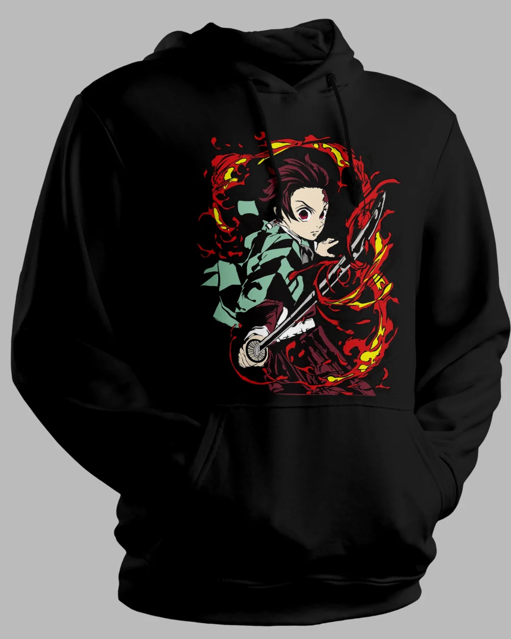 Demon Slayer Anime Hoodie – 100% Cotton, 300 GSM Unisex Hoodie for Anime Fans