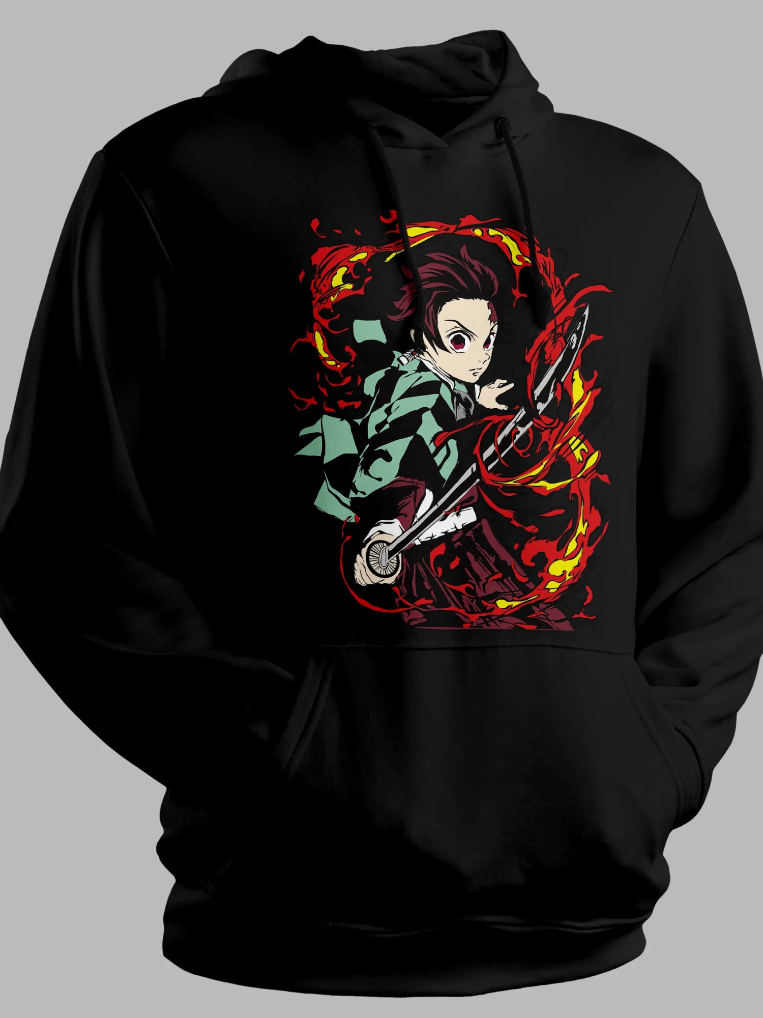 Demon Slayer Anime Hoodie – 100% Cotton, 300 GSM Unisex Hoodie for Anime Fans