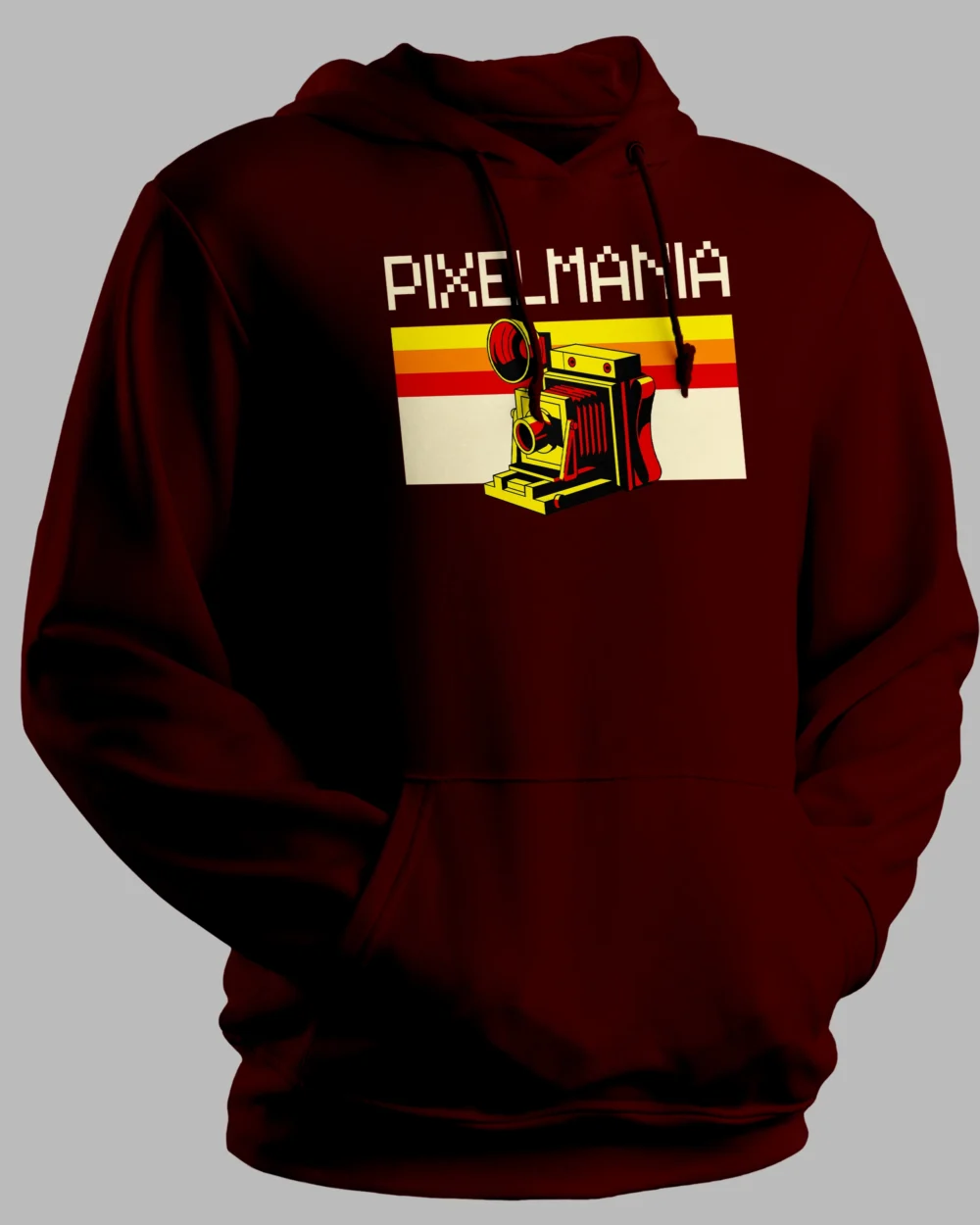 Pixel Mania Maroon